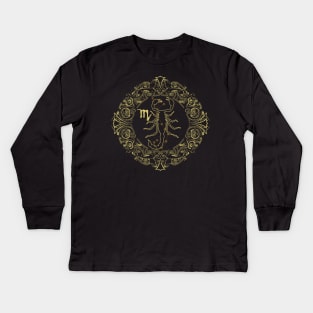 Zodiac Sign Scorpio Kids Long Sleeve T-Shirt